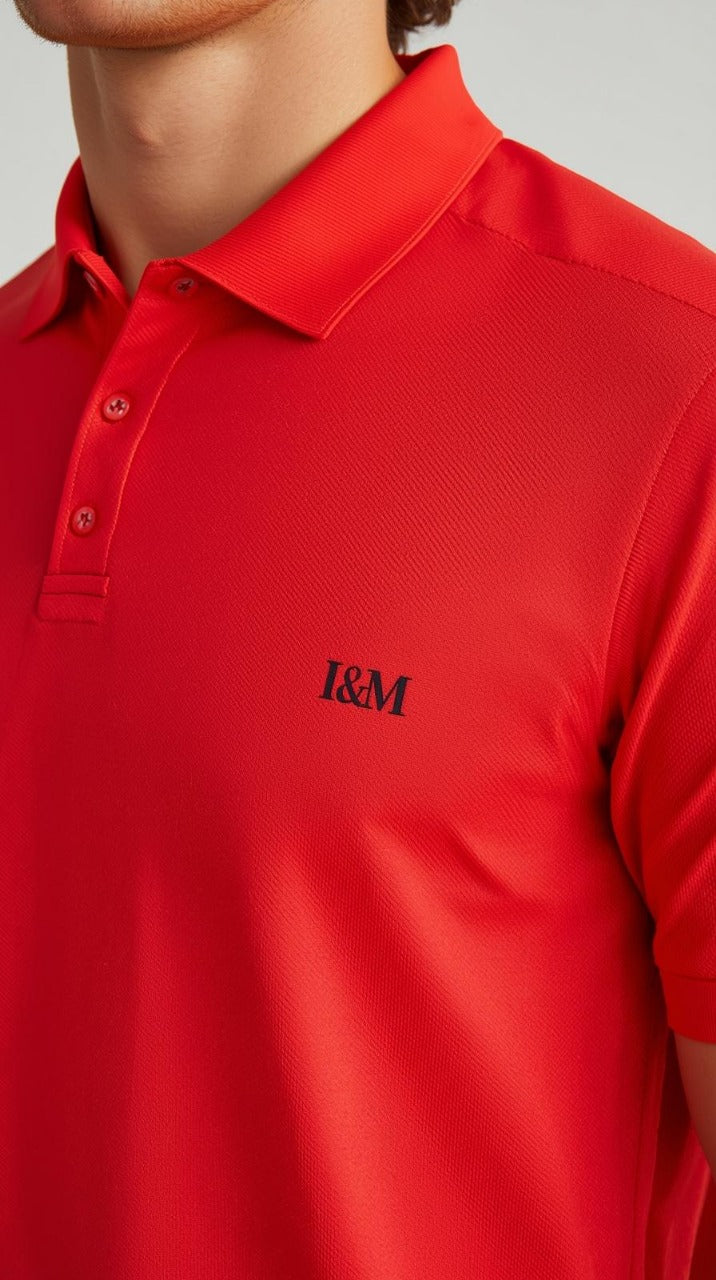 Men’s Pink Cotton Collar Neck T-Shirt | TrueRider