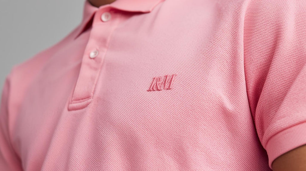 Men’s Pink Cotton Collar Neck T-Shirt | TrueRider